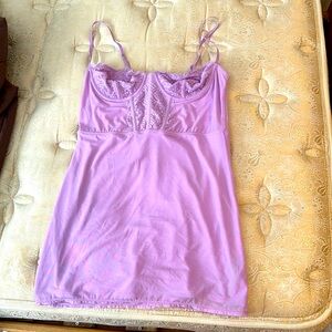 Lavender Lacey Corset Urban Outfitters Dress